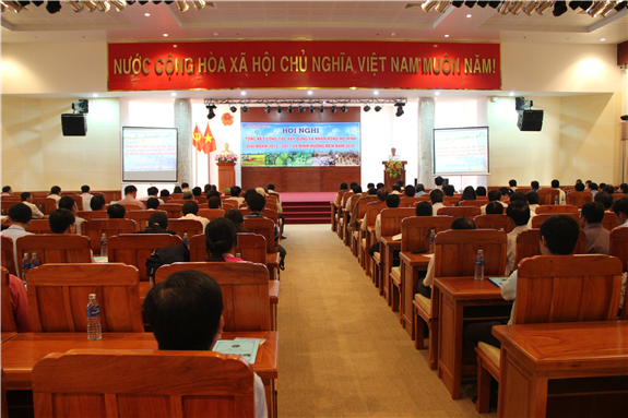 Ông Nguyễn Văn Đồng - Giám đốc Sở Nông nghiệp và PTNT phát biểu tại Hội nghị